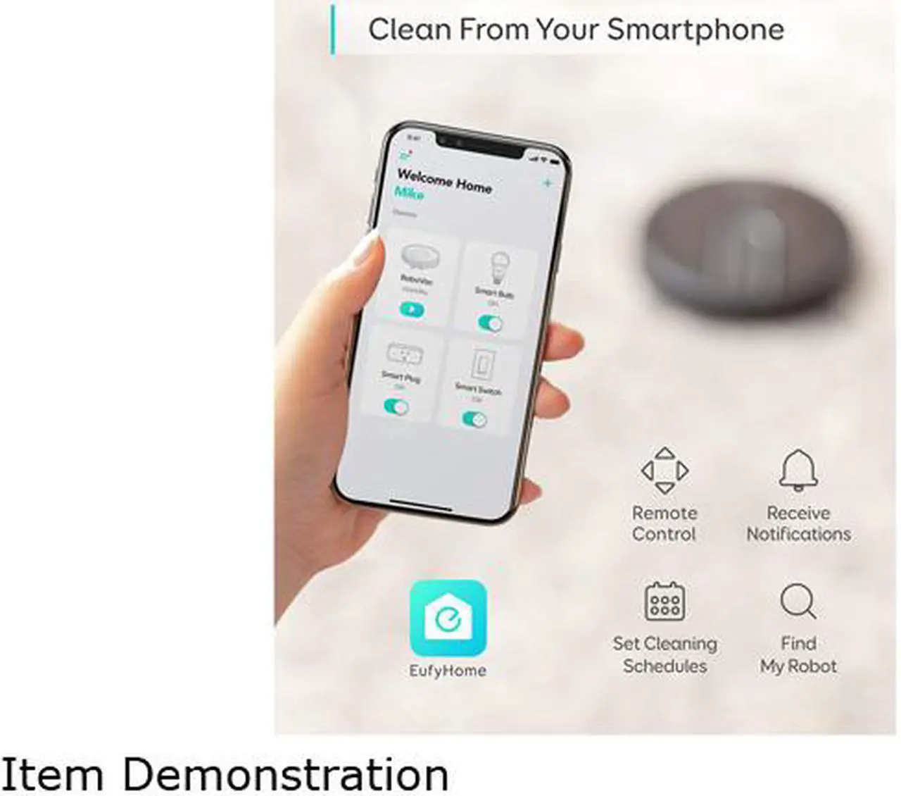 Alt view image 7 of 7 - eufy BoostIQ RoboVac 30C MAX, Wi-Fi, Super-Thin, 2000Pa Suction, Boundary Strips Included, Quiet, Self-Charging Robotic Vacuum Cleaner, Cleans Hard Floors to Medium-Pile, Black
