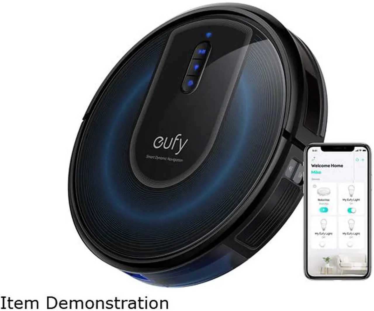 Alt view image 2 of 6 - eufy by Anker, RoboVac G30, Robot Vacuum with Smart Dynamic Navigation 2.0, 2000Pa Strong Suction, Wi-Fi, Works with Alexa, Carpets and Hard Floors