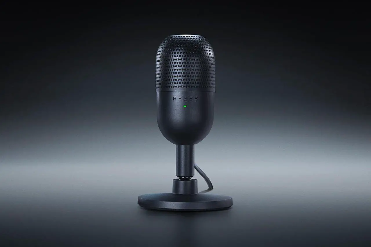 Alt view image 2 of 6 - Razer Seiren V3 Mini Wired Ultra-compact Condenser USB Microphone - Black