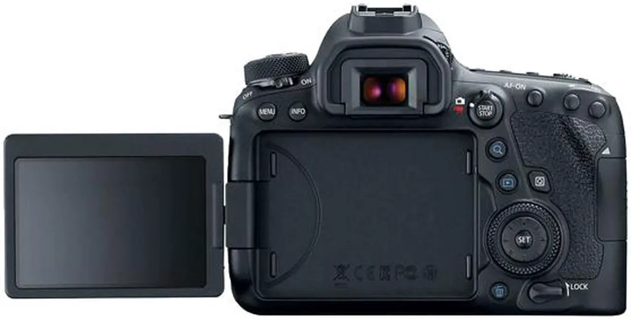 Alt view image 3 of 11 - Canon EOS 6D Mark II 26.2MP Full-Frame Digital SLR Camera (Body Only)