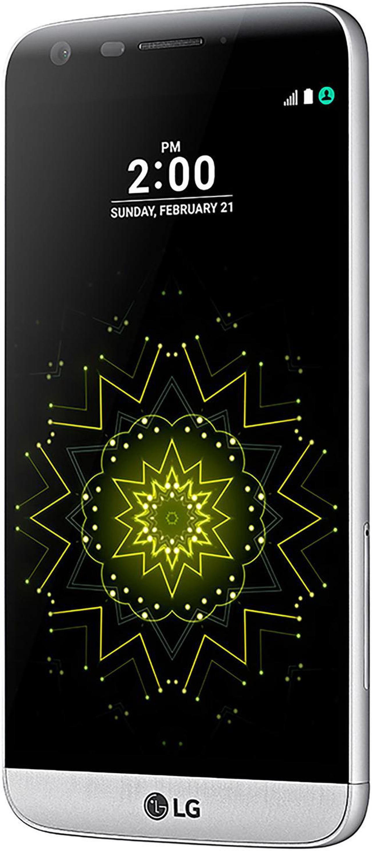 Alt view image 2 of 8 - LG G5 32GB H831 GSM Unlocked 4G LTE 5.3" IPS Display 4GB RAM 16 MP Camera Phone - Silver