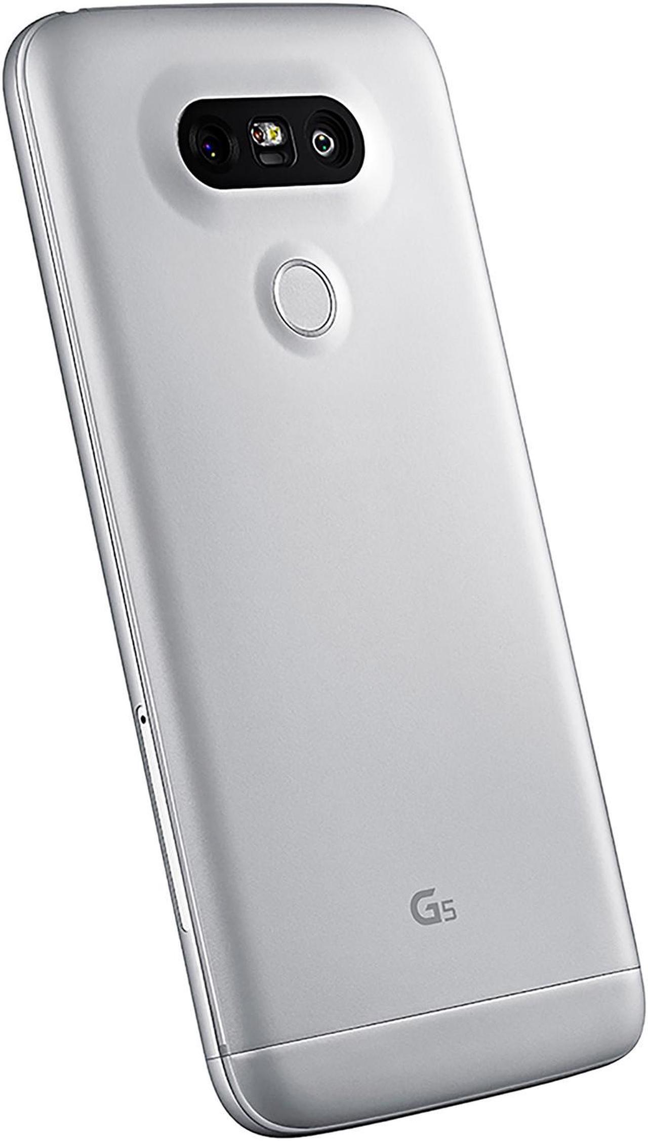Alt view image 8 of 8 - LG G5 32GB H831 GSM Unlocked 4G LTE 5.3" IPS Display 4GB RAM 16 MP Camera Phone - Silver