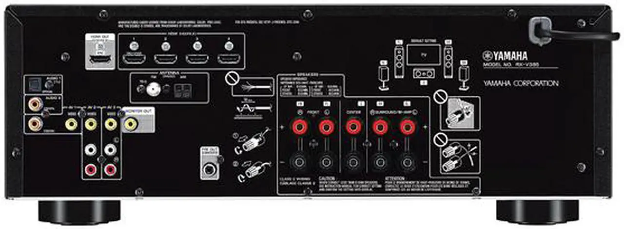 Alt view image 7 of 10 - YAMAHA YHT-4950UBL 5.1-Channel Home Theater System - Black