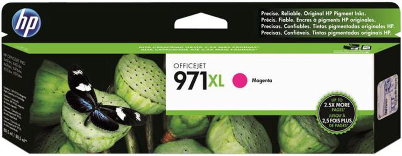 Main image of HP 971XL High Yield Magenta Original Ink Cartridge, ~6,600 pages, CN627AM
