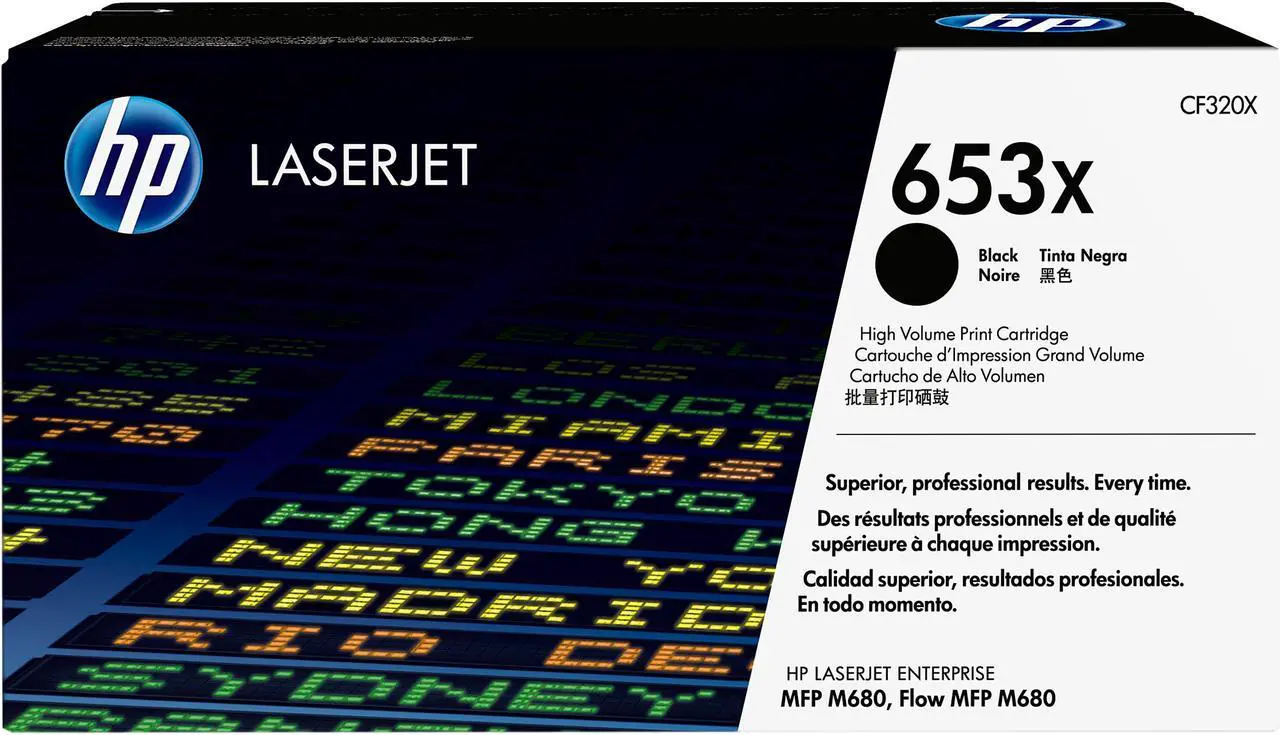 Main image of 653X HIGH YIELD BLACK LJ TONER CART