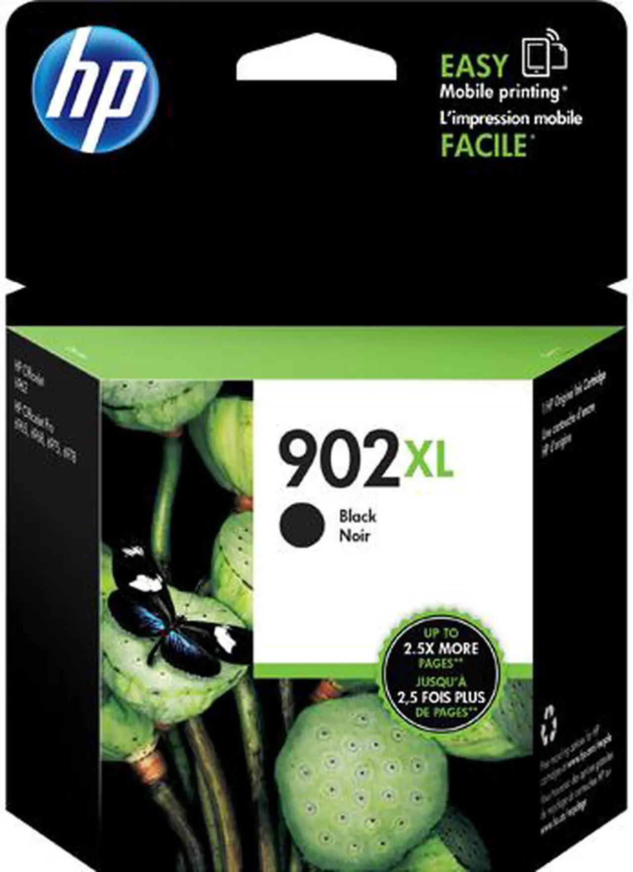 Main image of HP 902XL High Yield Black Original Ink Cartridge, ~750 pages, T6M14AN#140