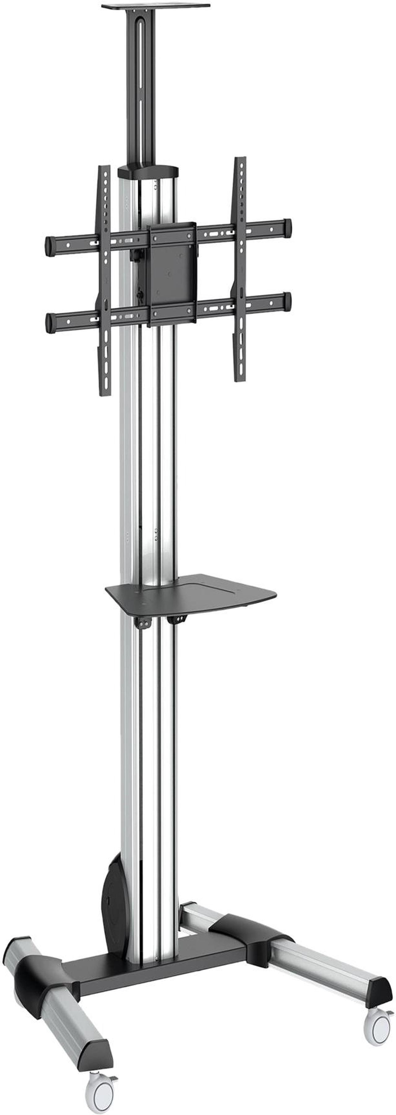 StarTech.com STNDMTV70 TV Cart - For 32" to 75" Displays - AV Cart - Height Adjustable - Lockable Wheels - Flat Screen TV Cart - Media Cart on Wheels