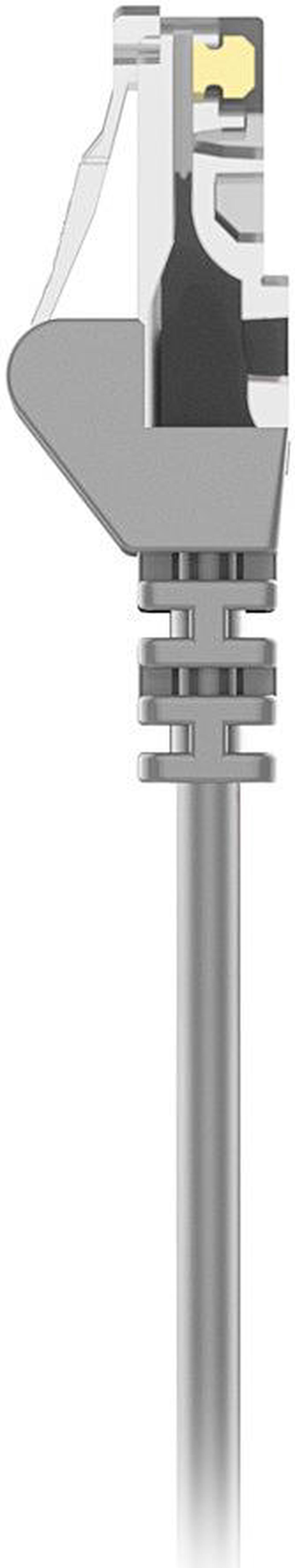 Alt view image 4 of 5 - BELKIN CAT6 SLIM 28AWG CABLE -GRAY -6FT