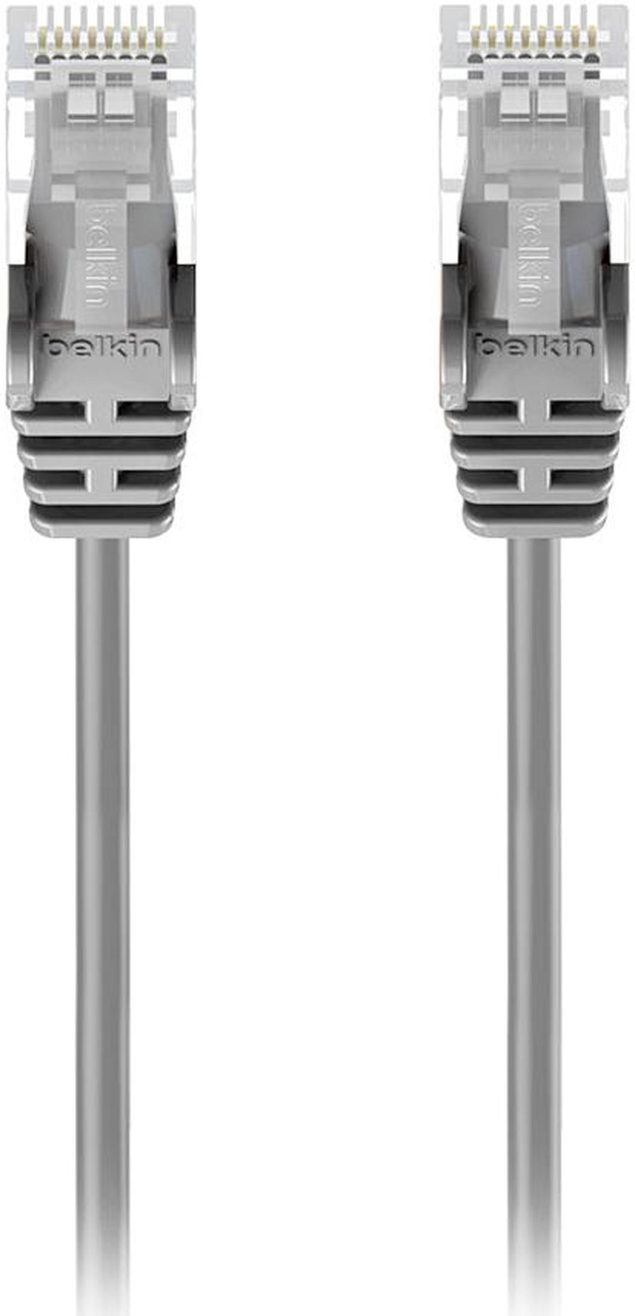 Alt view image 5 of 5 - BELKIN CAT6 SLIM 28AWG CABLE -GRAY -6FT
