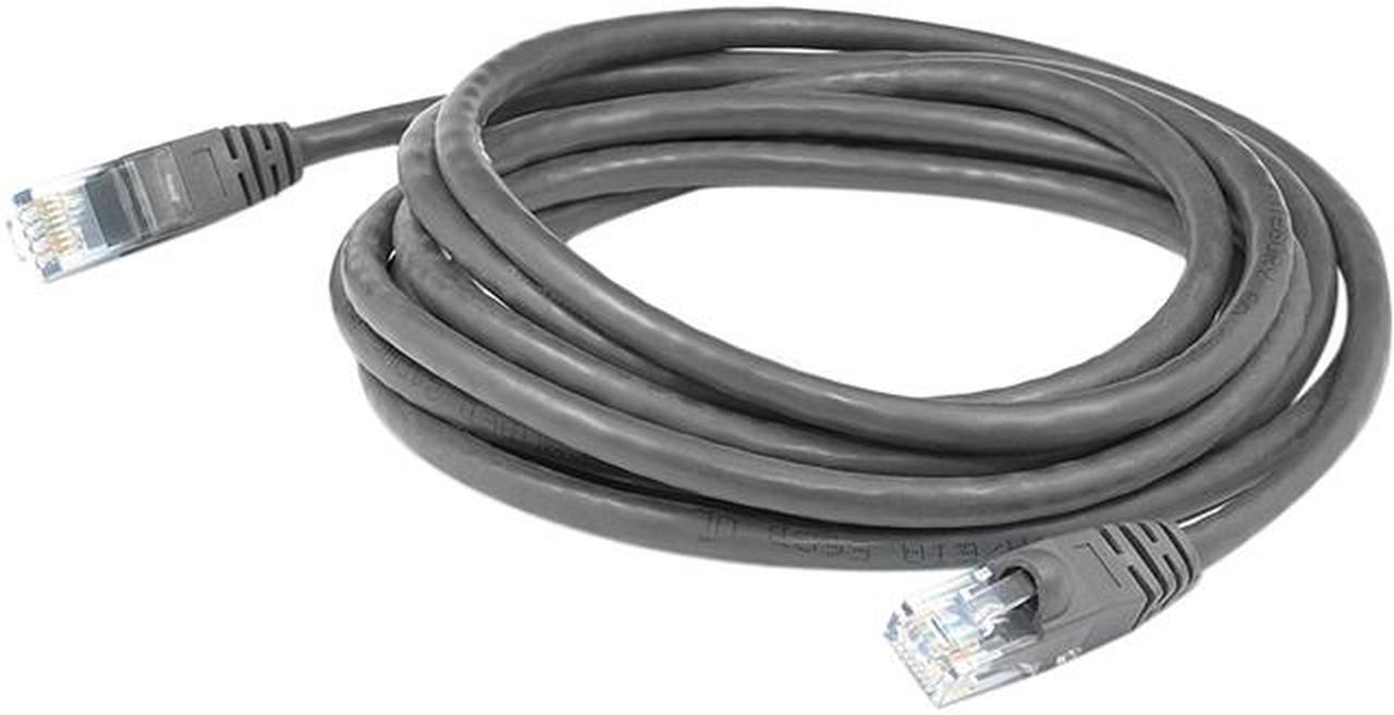 Main image of 50FT RJ-45 (MALE) TO RJ-45 (MALE) STRAIGHT GRAY CAT6A UTP PVC COPPER PATCH CABLE