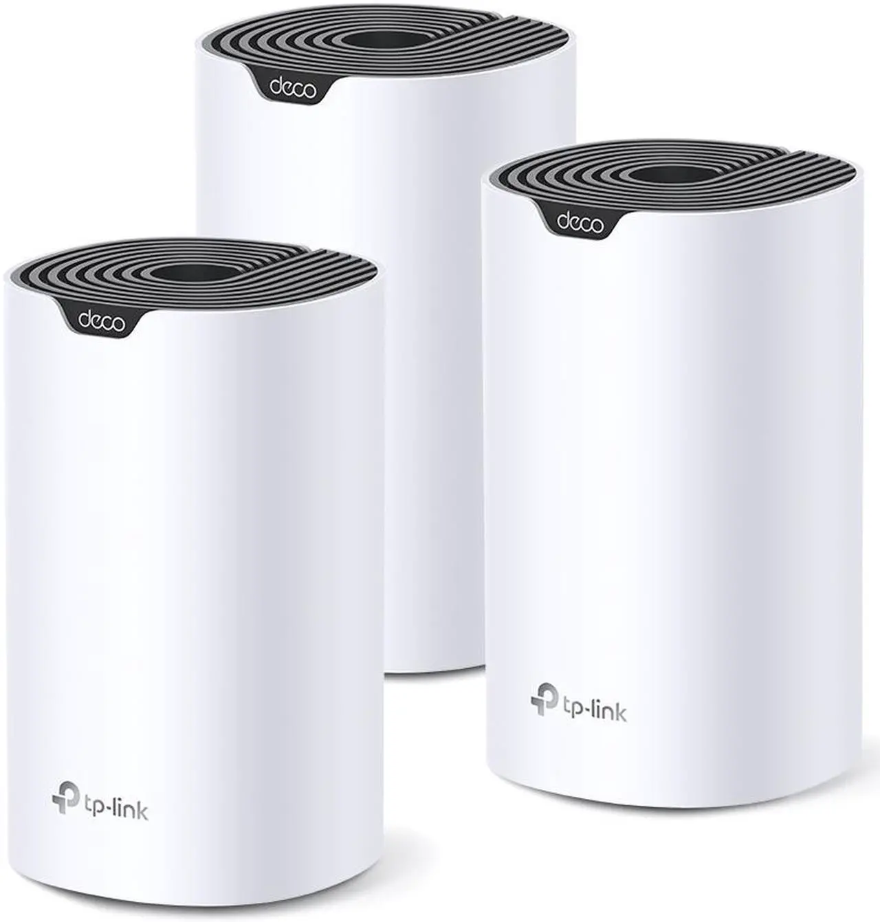 Main image of TP-Link Deco Mesh WiFi System (Deco S4) - Up to 5,500 Sq.ft. Coverage, Replaces WiFi Router and Extender, Gigabit Ports, Works with Alexa, 3-pack
