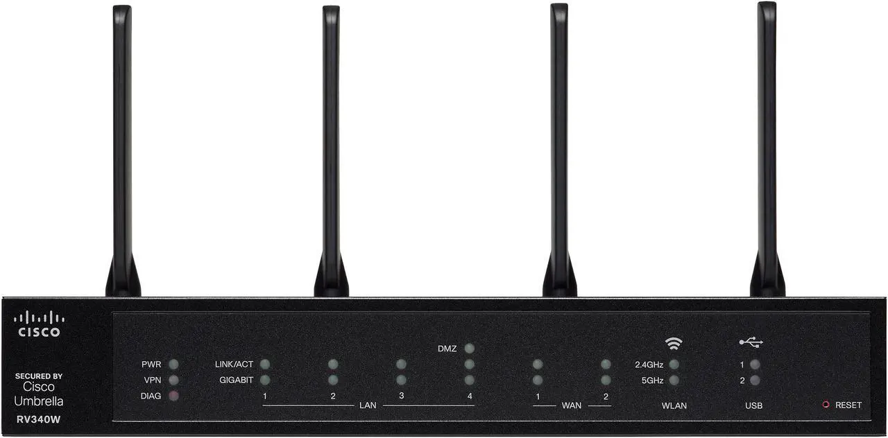 Alt view image 2 of 2 - CISCO SYSTEMS RV340W-A-K9-NA RV340W AC Dual WAN VPN