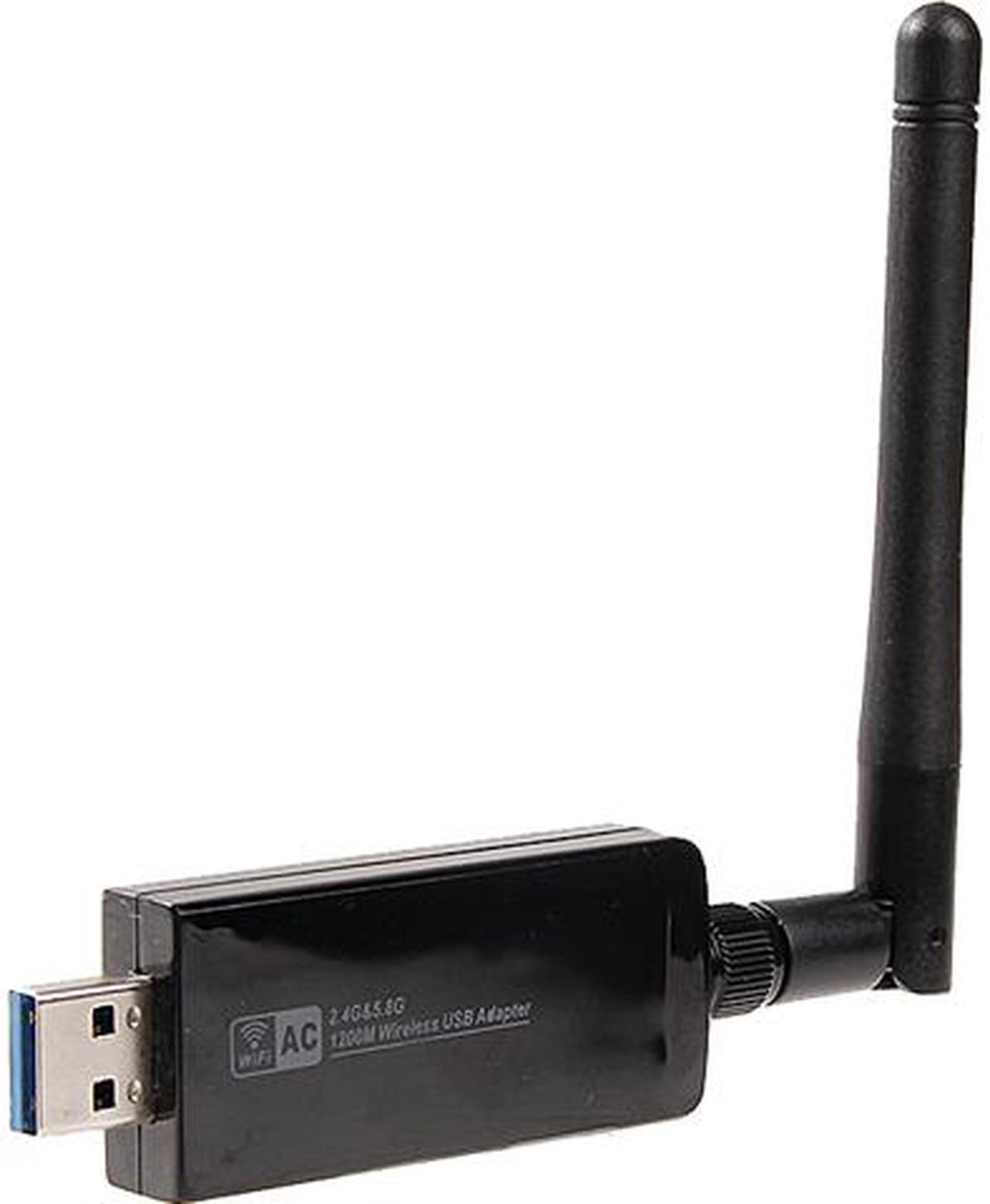 fenvi AC1200 USB Wireless Adapter Dongle Realtek RTL8812AU Network Wifi Card, Up to 867Mbps(5Ghz) Data Rate, 2.4Ghz/5Ghz, IEEE 802.11ac, USB 3.0, 6DBi Antennas, Support Windows 10 / Win7 / Linux