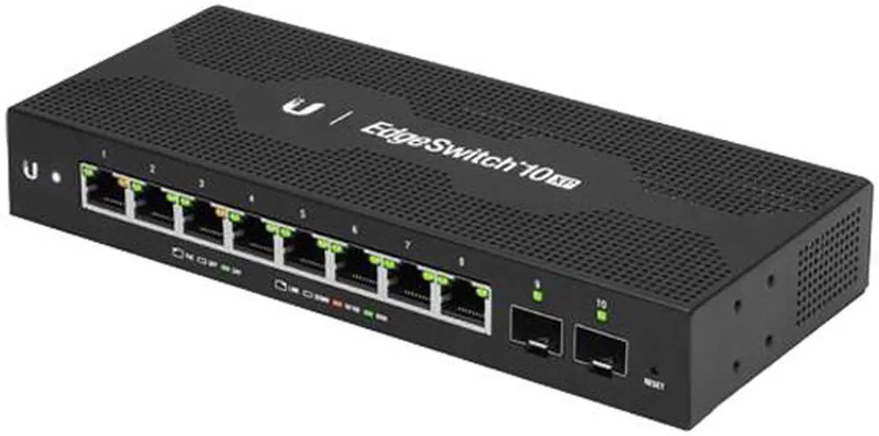 Alt view image 2 of 6 - Ubiquiti EdgeSwitch 10XP Managed PoE Switch with SFP Ports