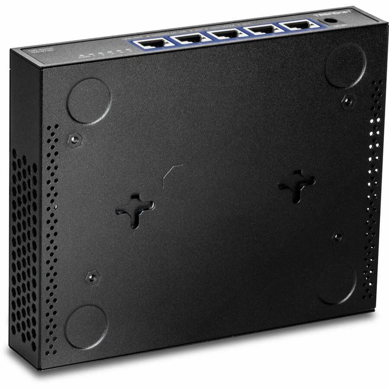 Alt view image 4 of 11 - TRENDnet 5-Port 10G Switch, TEG-S750, 5 x 10G RJ-45 Ports, 100Gbps Switching Capacity, Supports 2.5G and 5G-Base-T Connections, Ethernet Splitter, NDAA & TAA Compliant, Lifetime Protection, Black