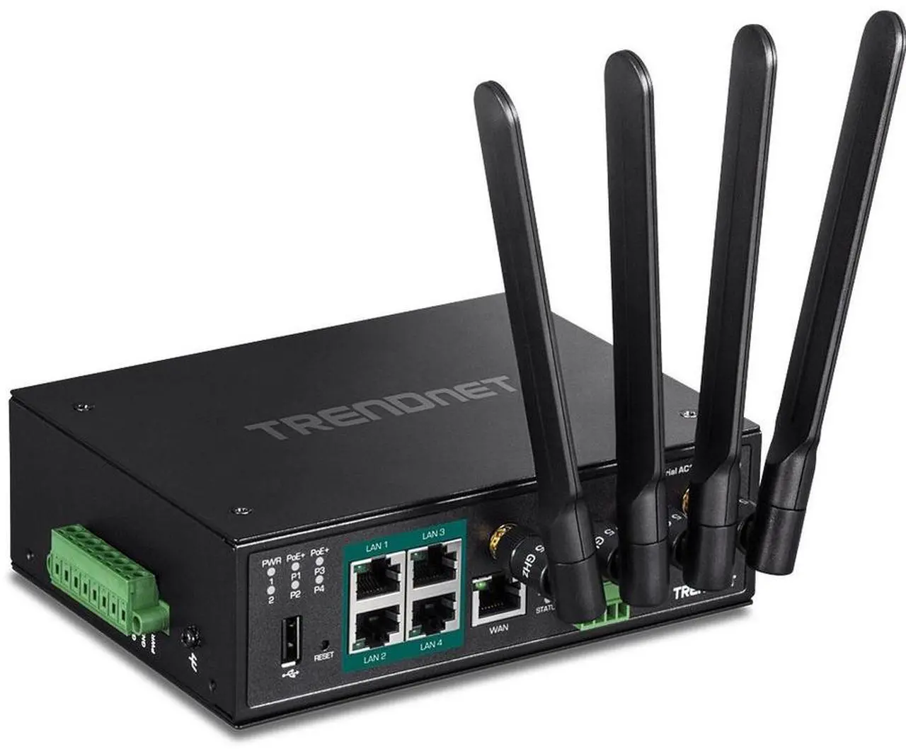 Alt view image 7 of 7 - TRENDnet TI-WP100 Wi-Fi 5 IEEE 802.11ac Ethernet Wireless Router - TAA Compliant