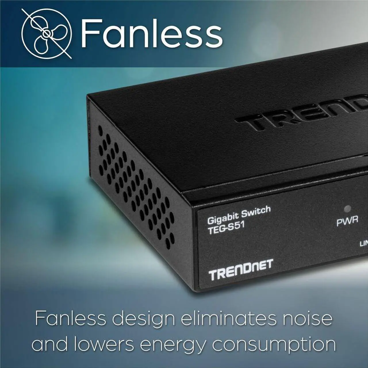 Alt view image 6 of 8 - TRENDnet 5-Port Gigabit Desktop Switch, TEG-S51, 5 x Gigabit RJ-45 Ports, 10Gbps Switching Capacity, Fanless Design, Metal Enclosure, Lifetime Protection, Black