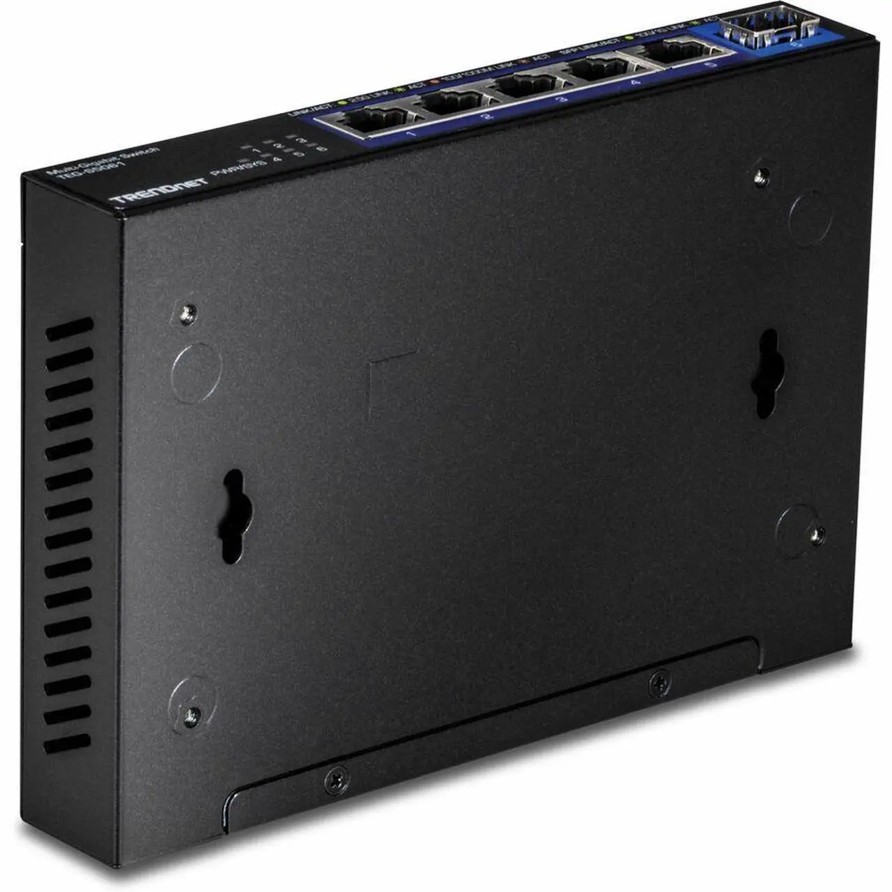 Alt view image 4 of 7 - TRENDnet 6-Port 2.5G Unmanaged Switch with 10G SFP+ Port, 5 Ports - 2.5 Gigabit Ethernet, 10 Gigabit Ethernet - 2.5GBase-T, 10GBase-X - 2 Layer Supported - Modular - 9.50 W Power Consumption - Twisted