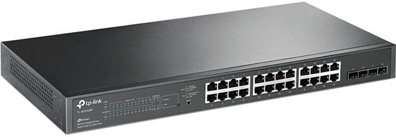 TP-Link JetStream 28-Port Gigabit Smart Switch with 24-Port PoE+ (TL-SG2428P)