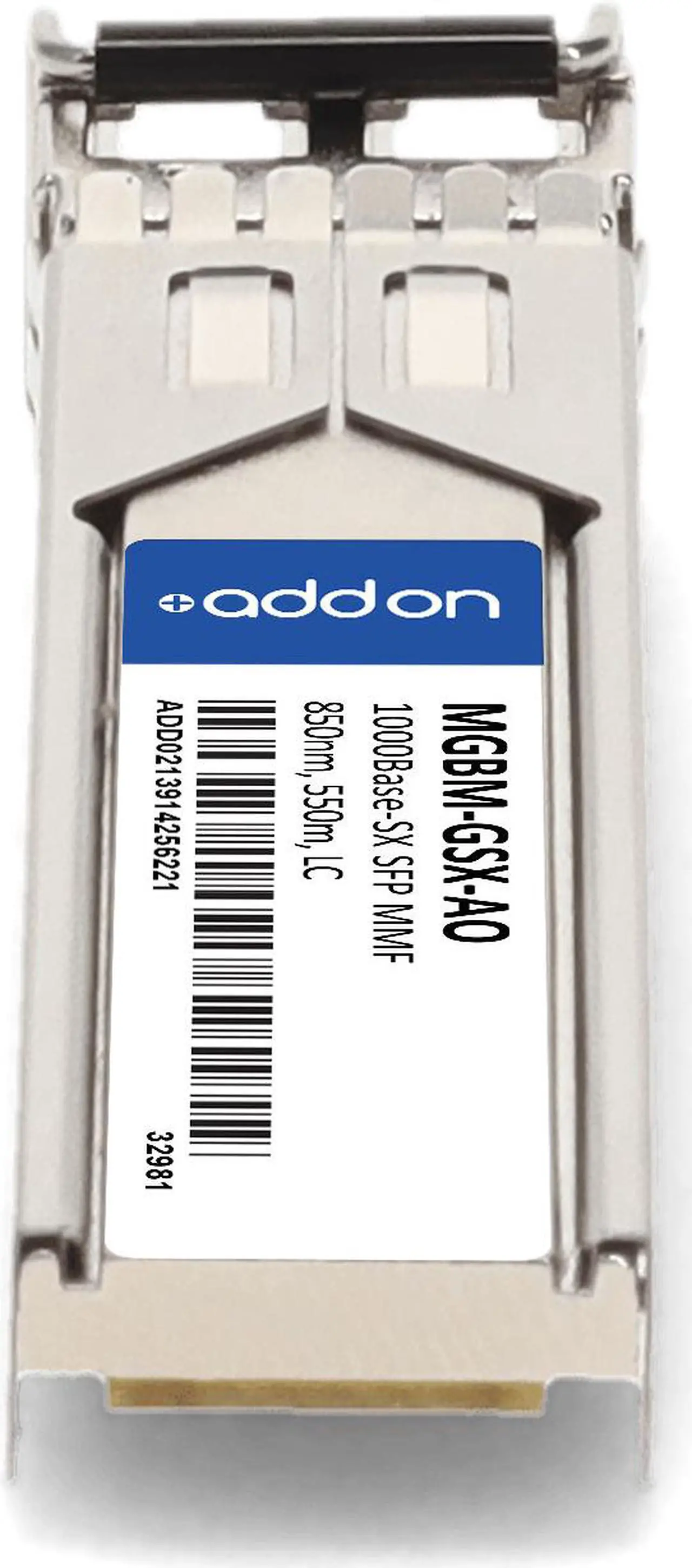 Alt view image 4 of 8 - Amer Networks® MGBM-GSX Compatible TAA 1000Base-SX SFP Transceiver (MMF, 850nm, 550m, LC, DOM)