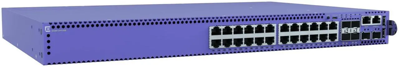 Alt view image 3 of 6 - Extreme Network 5420F-24T-4XE 10-100-1000Baset Extreme Switching for 5420F 24 FDX-HDX SFP-DD 4 10G