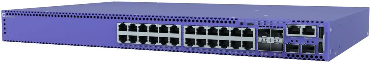Alt view image 4 of 6 - Extreme Network 5420F-24T-4XE 10-100-1000Baset Extreme Switching for 5420F 24 FDX-HDX SFP-DD 4 10G