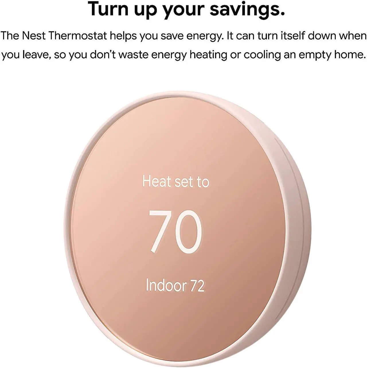 Alt view image 11 of 11 - Google Nest Thermostat (Sand)