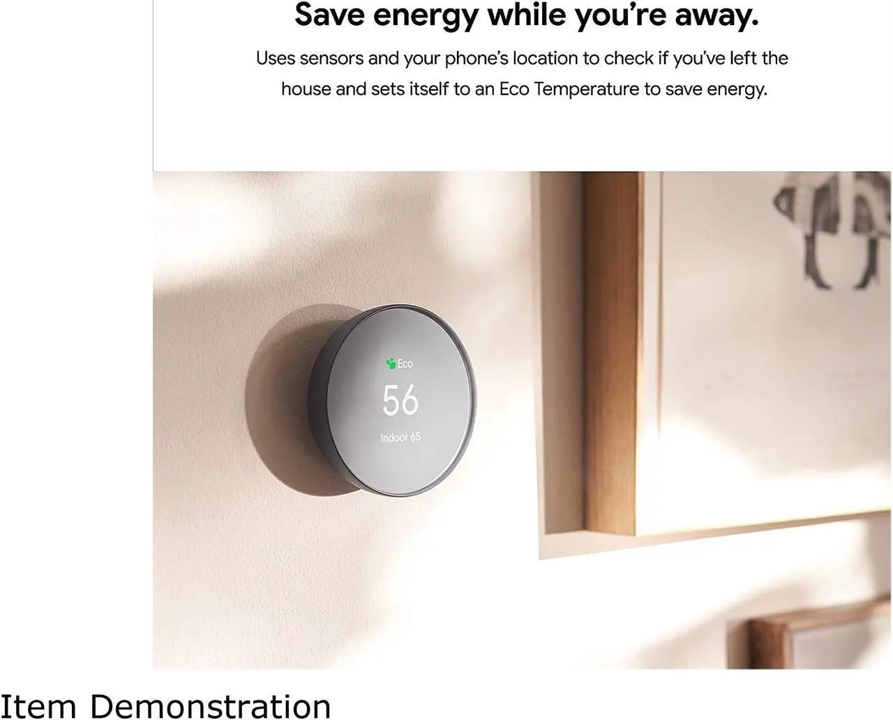 Alt view image 7 of 11 - Google Nest Thermostat (Sand)