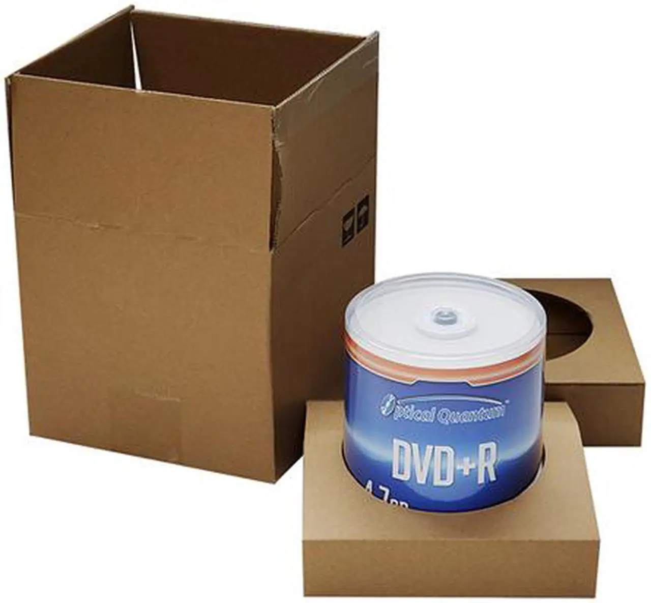 Alt view image 3 of 4 - Optical Quantum 4.7GB 16X DVD+R White Inkjet Printable 100 Packs Spindle Disc Model OQDPR16WIPH-BX