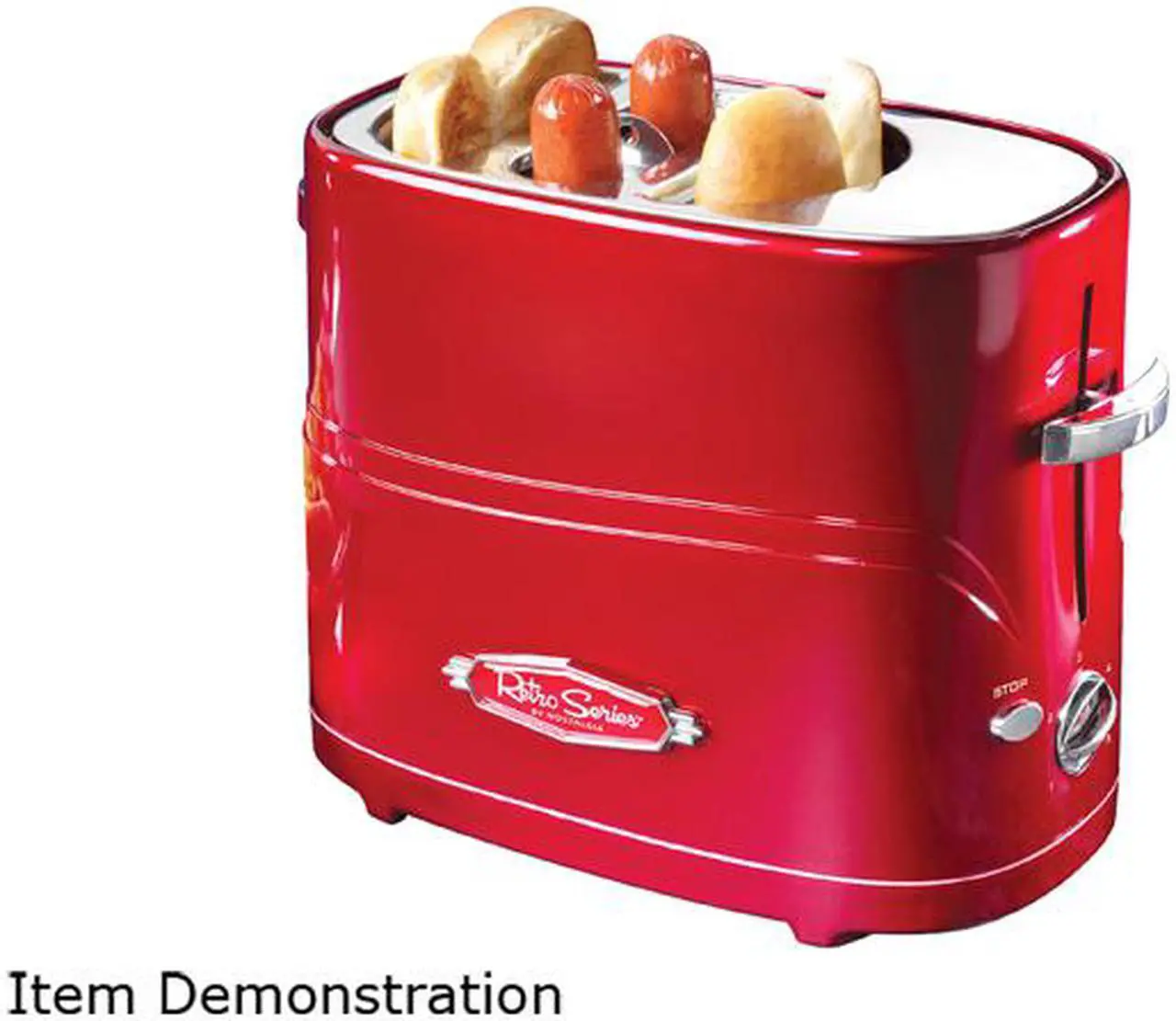 Main image of Nostalgia Electrics HDT600RETRORED Retro Series Pop-Up Hot Dog Toaster