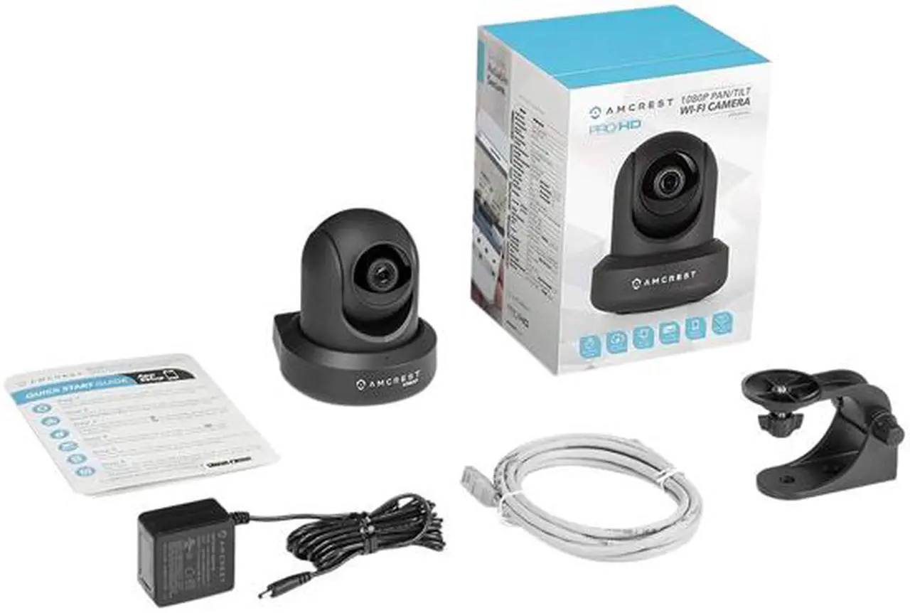 Alt view image 5 of 5 - Amcrest ProHD 1080P WiFi Camera 2MP (1920TVL) Indoor Pan/Tilt Security Wireless IP Camera IP2M-841B (Black)