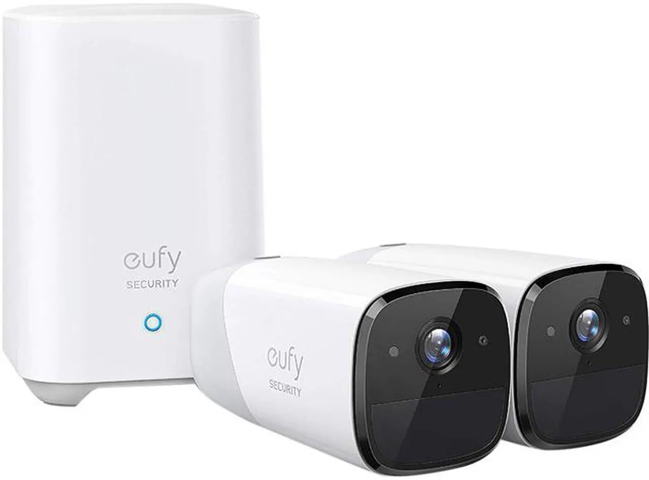 Main image of Eufy Security eufyCam 2 Wireless Home Security Camera System, 365-Day Battery Life, HD 1080p, IP67 Weatherproof, Night Vision, Compatible with Amazon Alexa, 2-Cam Kit, No Monthly Fee