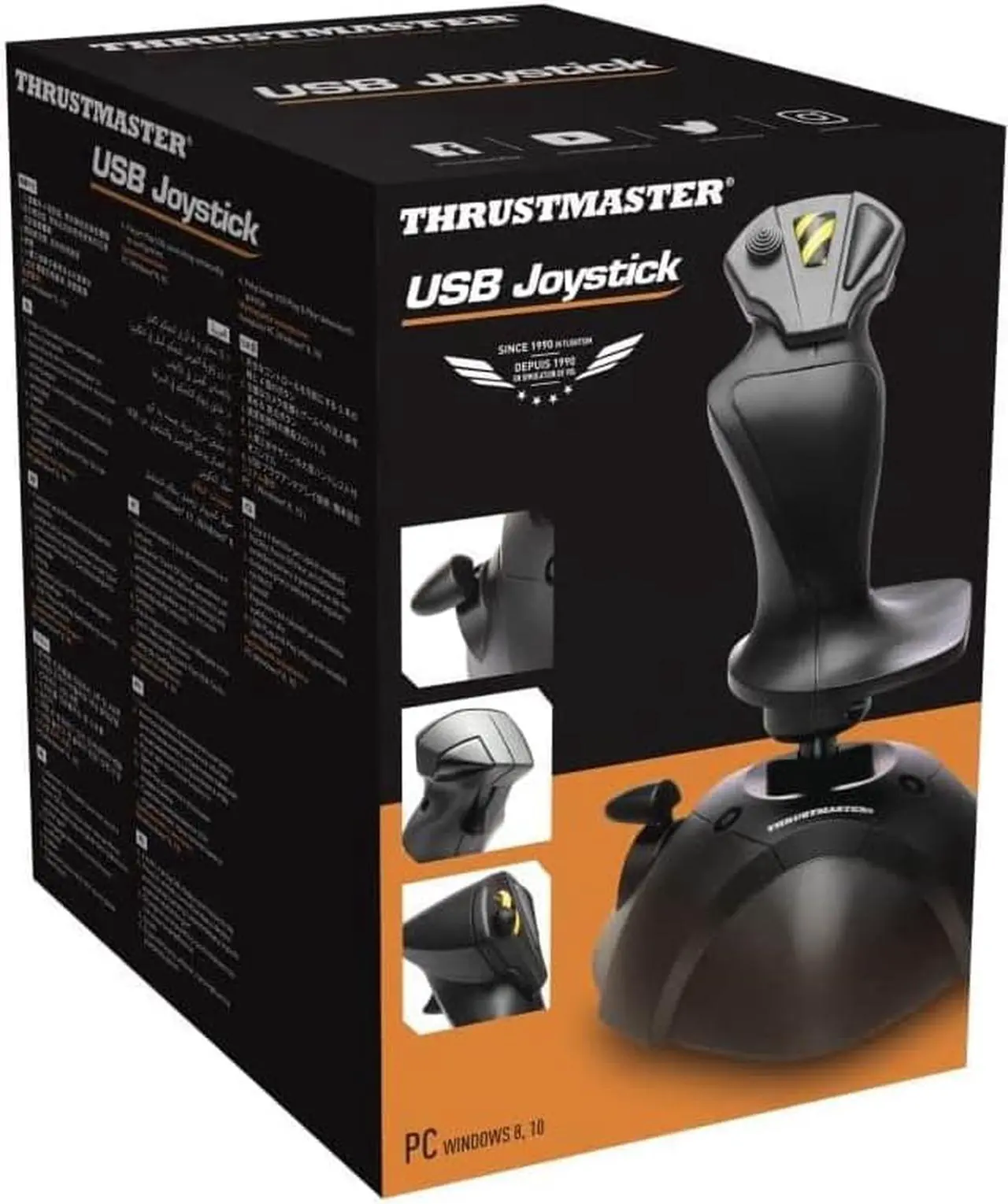 Alt view image 3 of 5 - Thrustmaster USB Joystick for PC, VR
