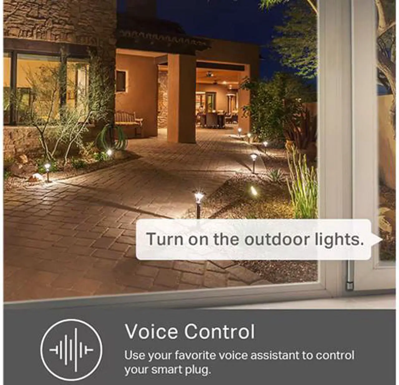 Alt view image 3 of 7 - Kasa Outdoor Smart Dimmer Plug, IP64 Plug- in Dimmer for Outdoor String Lights, Compatible with Alexa, Google Assistant & SmartThings, Long Wi-Fi Range 2.4Ghz, No Hub Required, ETL Certified (KP405)