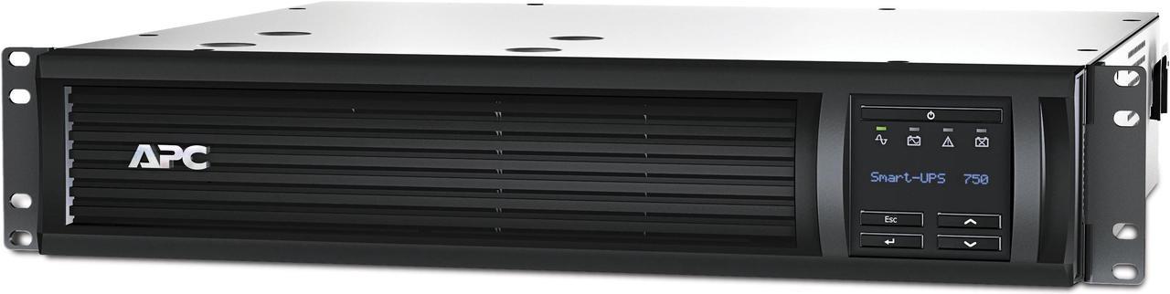 APC SMT750RM2UC 750 VA 500 Watts 120V 6 Outlets Pure Sinewave Smart-UPS with SmartConnect (Replaces SMT750RM2U)