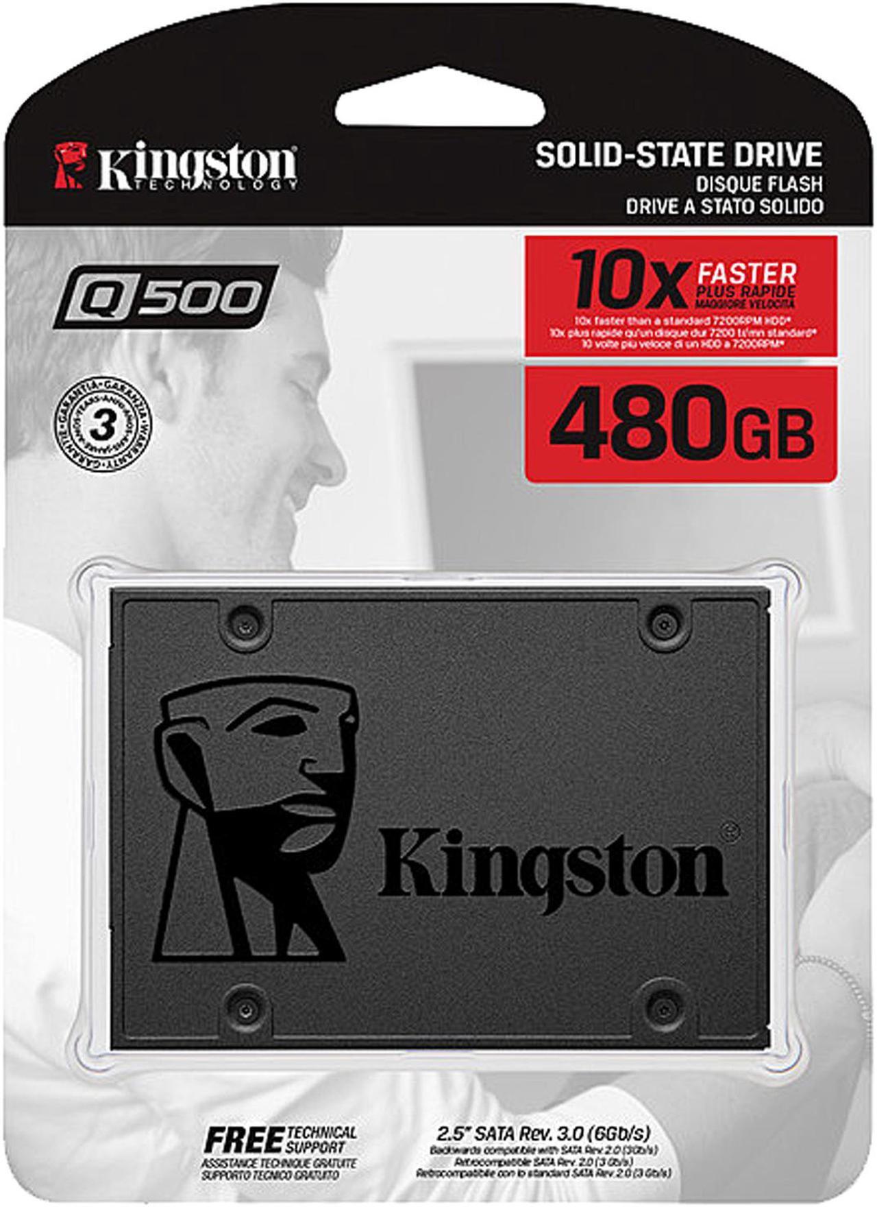 Alt view image 4 of 5 - KINGSTON Q500 2.5" 480GB SATA III Solid State Drive (SSD) SQ500S37/480G