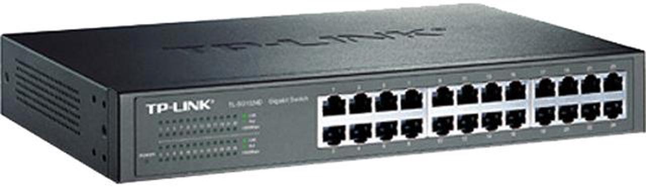 Tp-Link Tl-Sg1024d 10/100/1000Mbps 24-Port Gigabit 13-Inch Rackmountable Switch 48Gbps Capacity