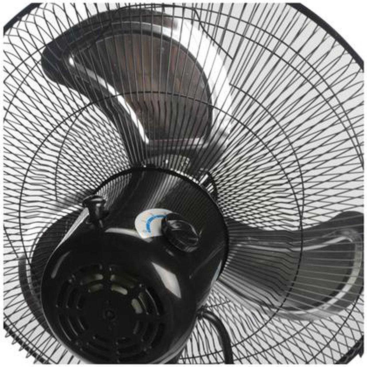 Alt view image 7 of 7 - Vie Air 18" Industrial Heavy Duty Pedestal Oscillating Metal Stand Fan