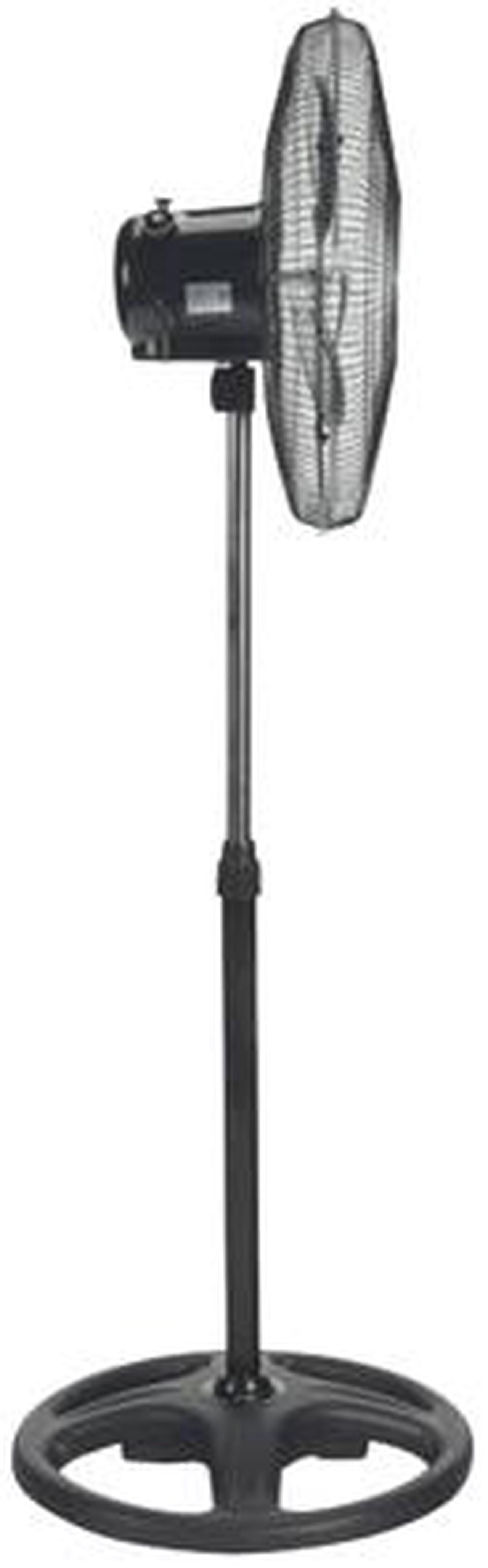 Alt view image 2 of 7 - Vie Air 18" Industrial Heavy Duty Pedestal Oscillating Metal Stand Fan