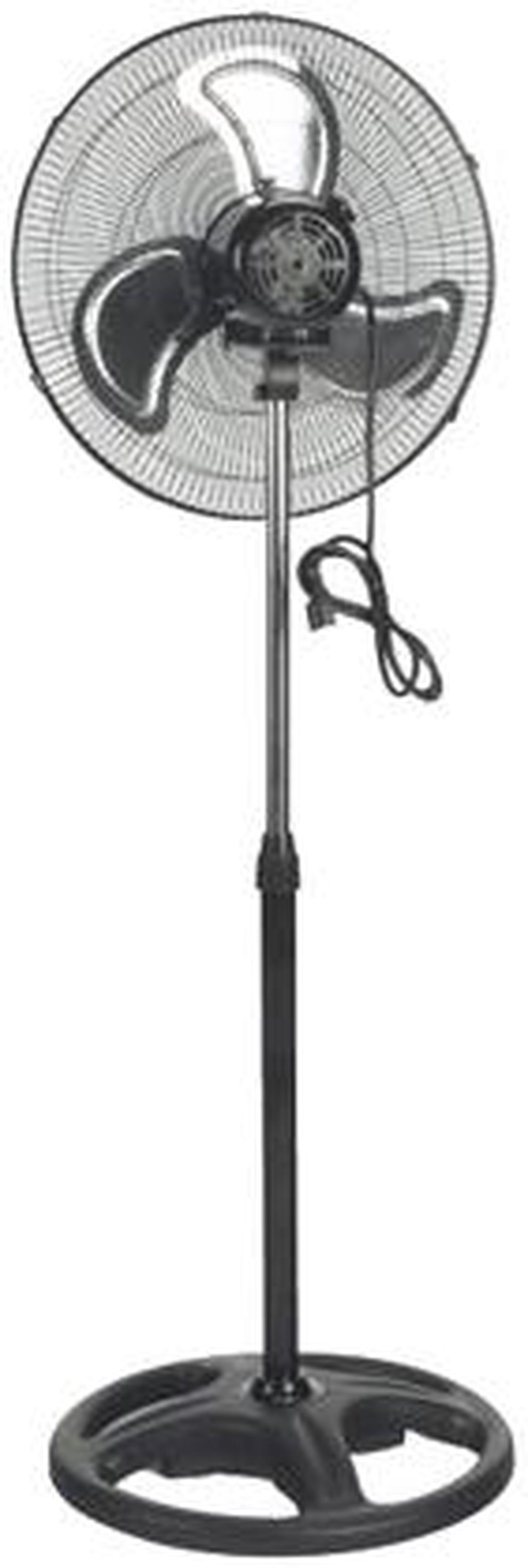 Alt view image 5 of 7 - Vie Air 18" Industrial Heavy Duty Pedestal Oscillating Metal Stand Fan