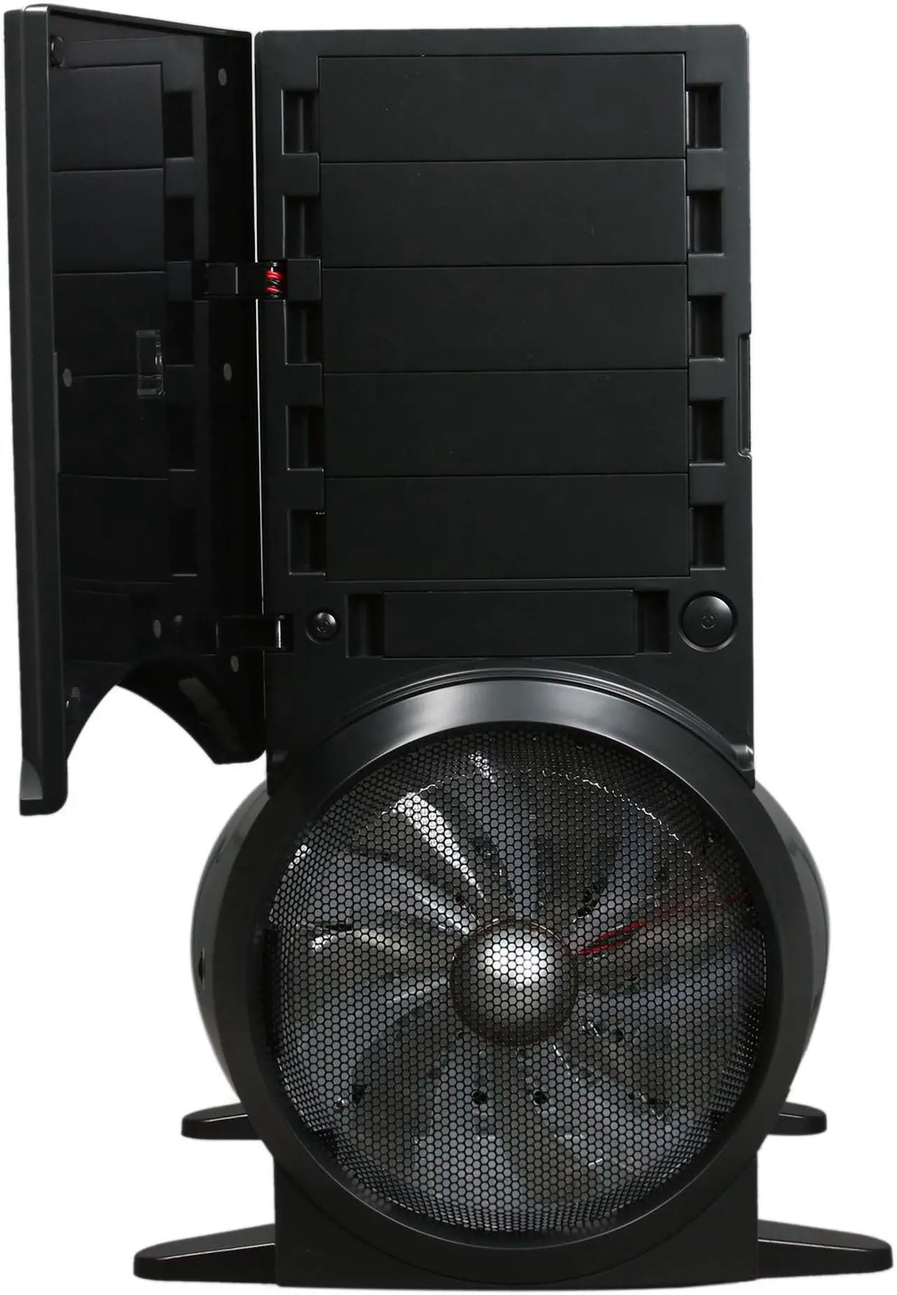 Alt view image 2 of 10 - XCLIO A380BK Fully Black SECC 1.0mm thickness ATX Full Tower Computer Case