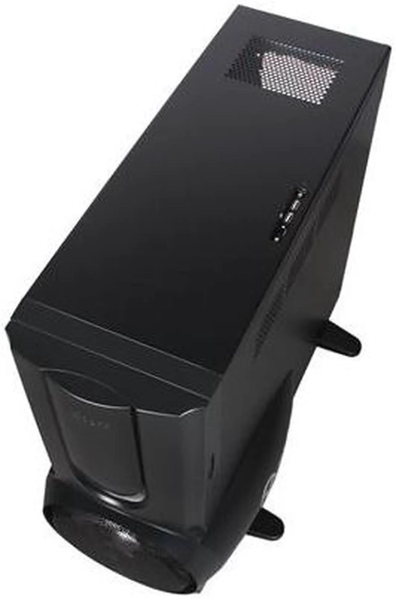 Alt view image 8 of 10 - XCLIO A380BK Fully Black SECC 1.0mm thickness ATX Full Tower Computer Case