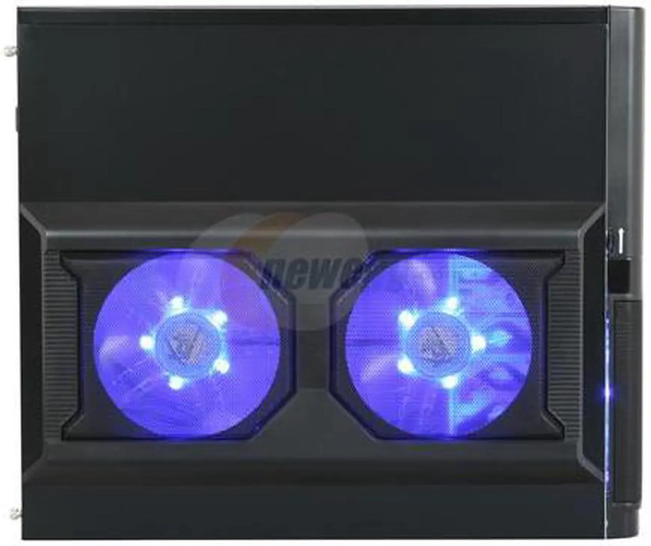 Alt view image 4 of 11 - XCLIO Coolbox Advanced Fully Black Finish 0.5mm SECC Steel ATX Mid Tower Computer Case