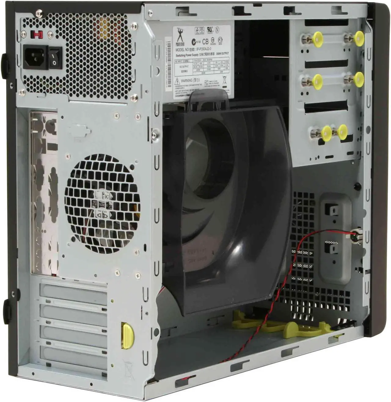 Alt view image 9 of 14 - IN WIN IW-Z583T.J350BFU2AD Black Best Performed SECC Japanese Steel metal ATX Mini Tower Computer Case 350W Power Supply