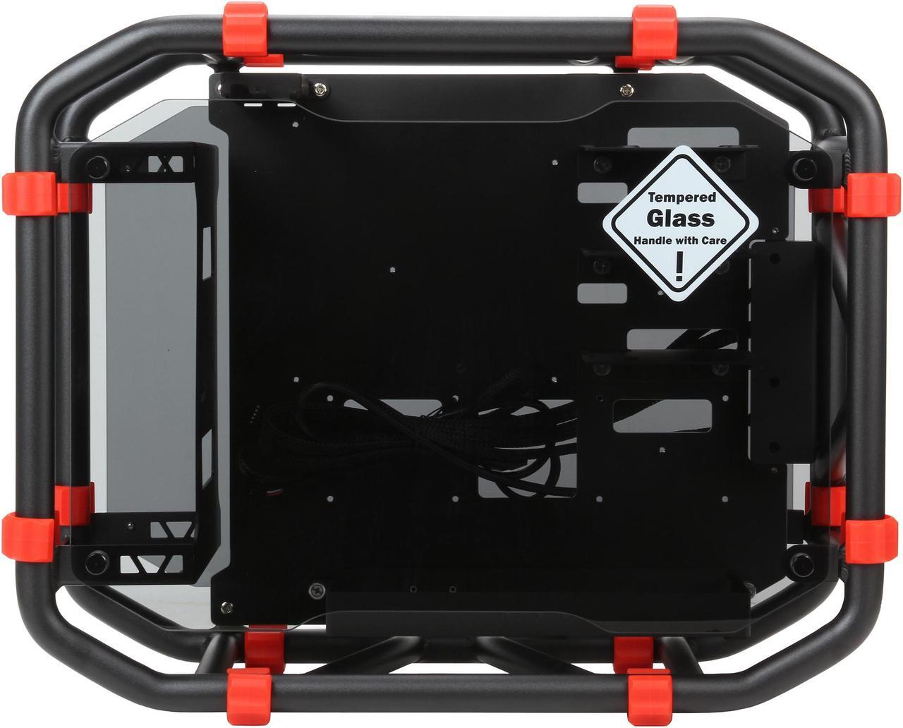 Alt view image 4 of 9 - IN WIN D-FRAME MINI BLACK Black Aluminum Computer Case Support ATX12V/EPS (Up to 220mm) Power Supply