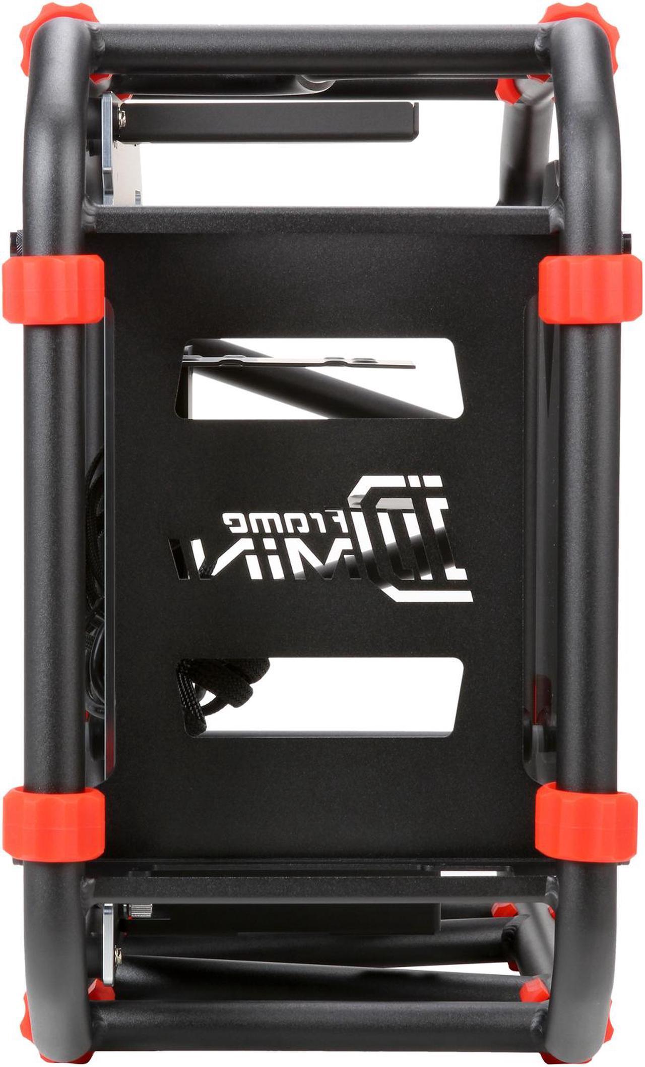 Alt view image 5 of 9 - IN WIN D-FRAME MINI BLACK Black Aluminum Computer Case Support ATX12V/EPS (Up to 220mm) Power Supply