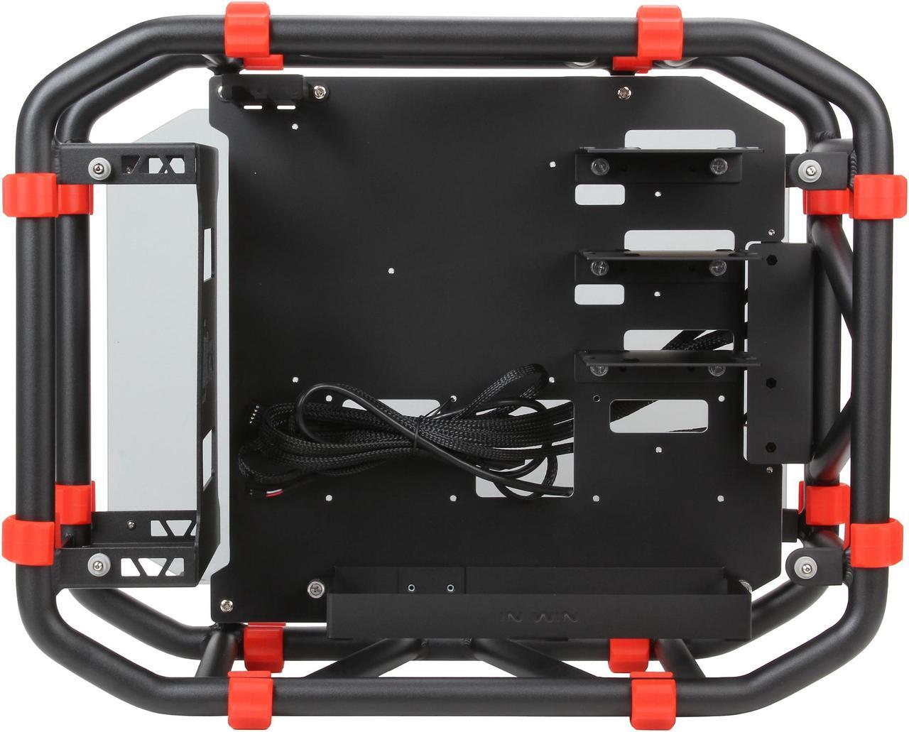 Alt view image 7 of 9 - IN WIN D-FRAME MINI BLACK Black Aluminum Computer Case Support ATX12V/EPS (Up to 220mm) Power Supply