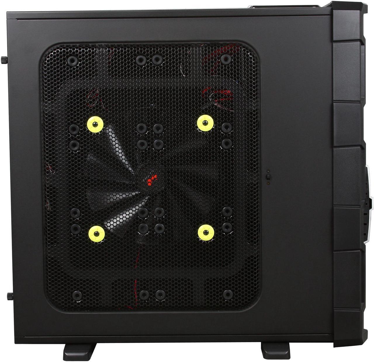 Alt view image 4 of 10 - IN WIN Ironclad Black SECC Steel ATX Full Tower Computer Case