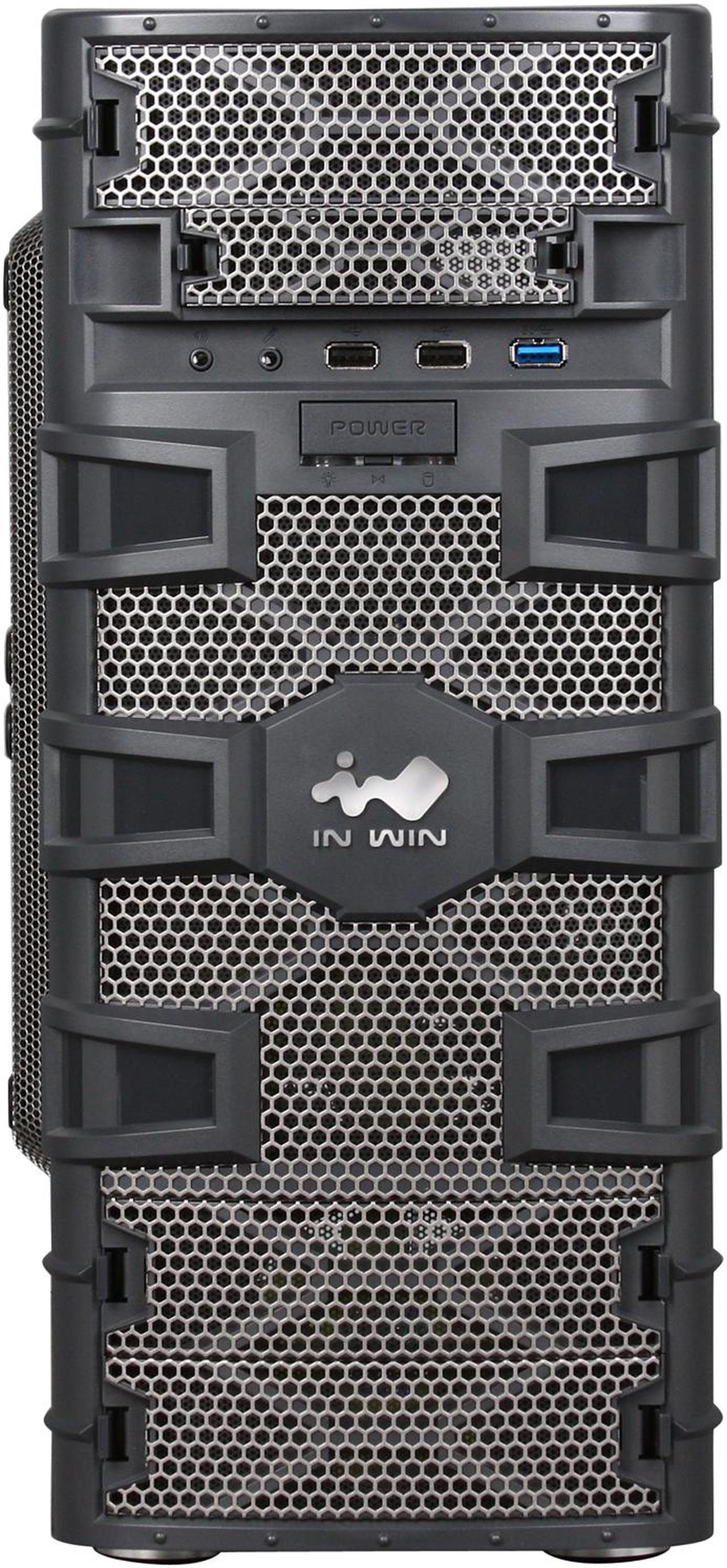 Alt view image 2 of 9 - IN WIN Dragon Slayer Black 0.6mm SECC Micro ATX Mini Tower Computer Case