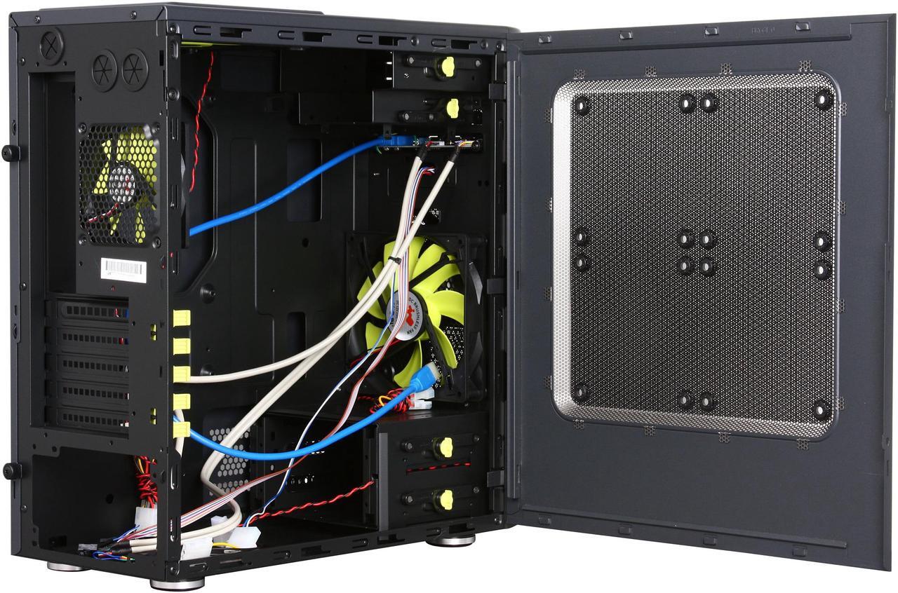 Alt view image 5 of 9 - IN WIN Dragon Slayer Black 0.6mm SECC Micro ATX Mini Tower Computer Case